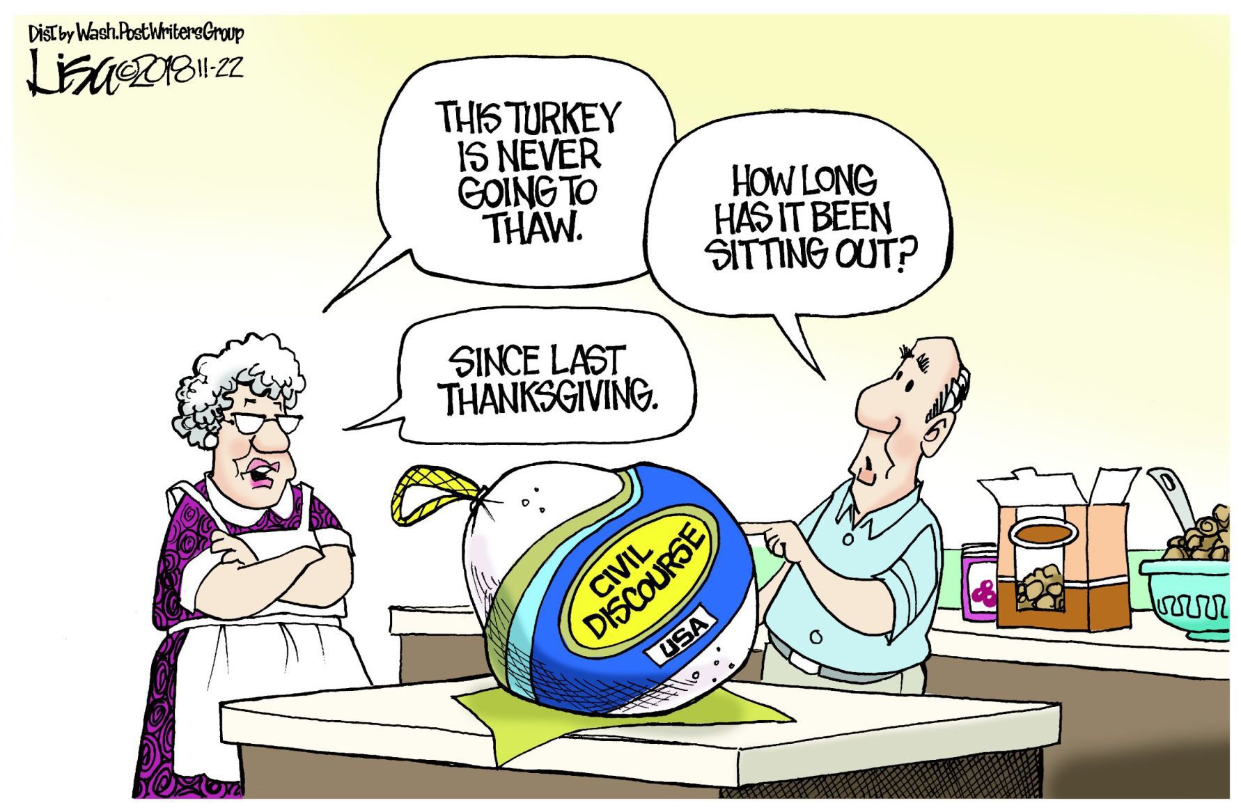 Lisa Benson cartoon